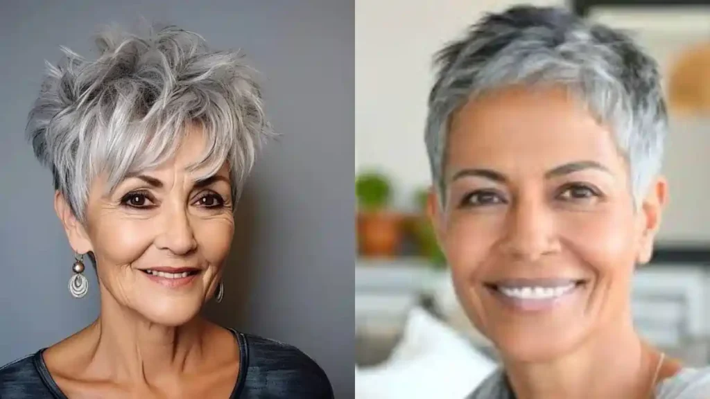 Ab 60: Fransige, pflegeleichte Kurzhaarfrisuren für Frauen – frech, modern und zeitlos schön Ab 60: Fransige, pflegeleichte Kurzhaarfrisuren für Frauen